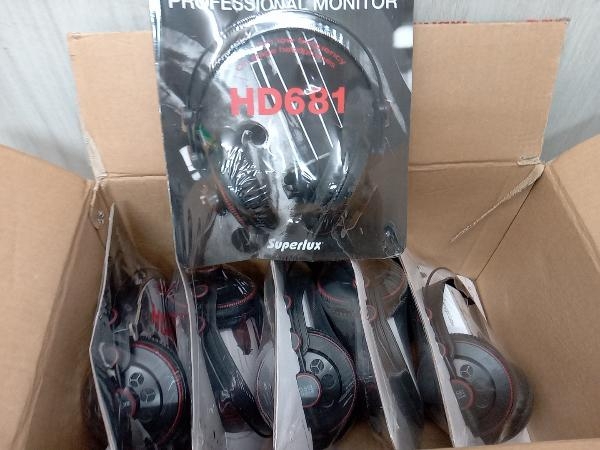 未使用品 Superlux HD681 イヤホン 6個セット セミオープン