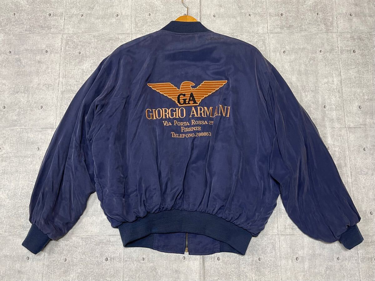 80s 90s GIORGIO ARMANI MA-1 ジョルジオアルマーニ 80年代 90年代 
