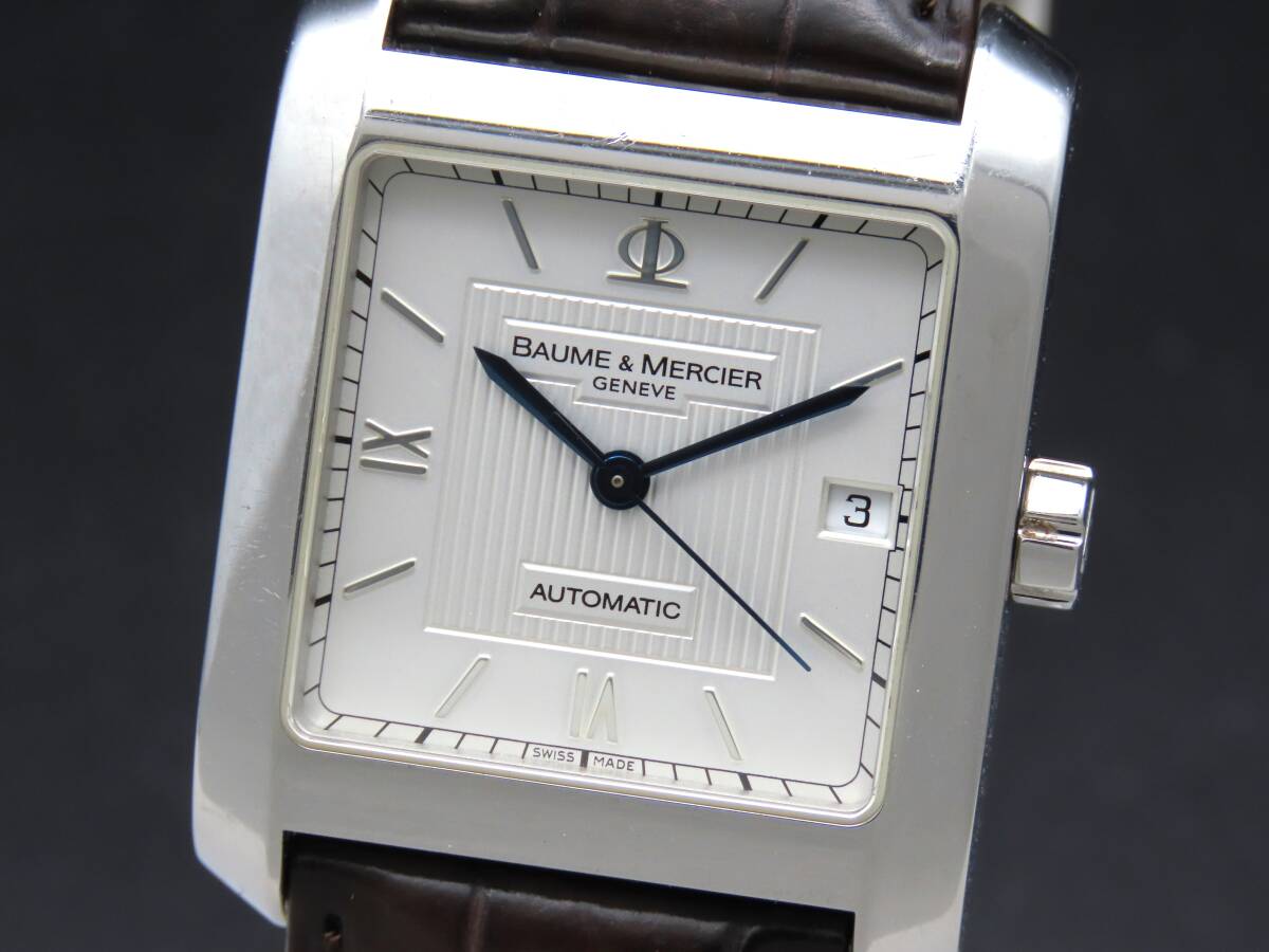 1円～! 稼動品☆正規品 BAUME & MERCIER ボーム&メルシエ 65597 裏スケ