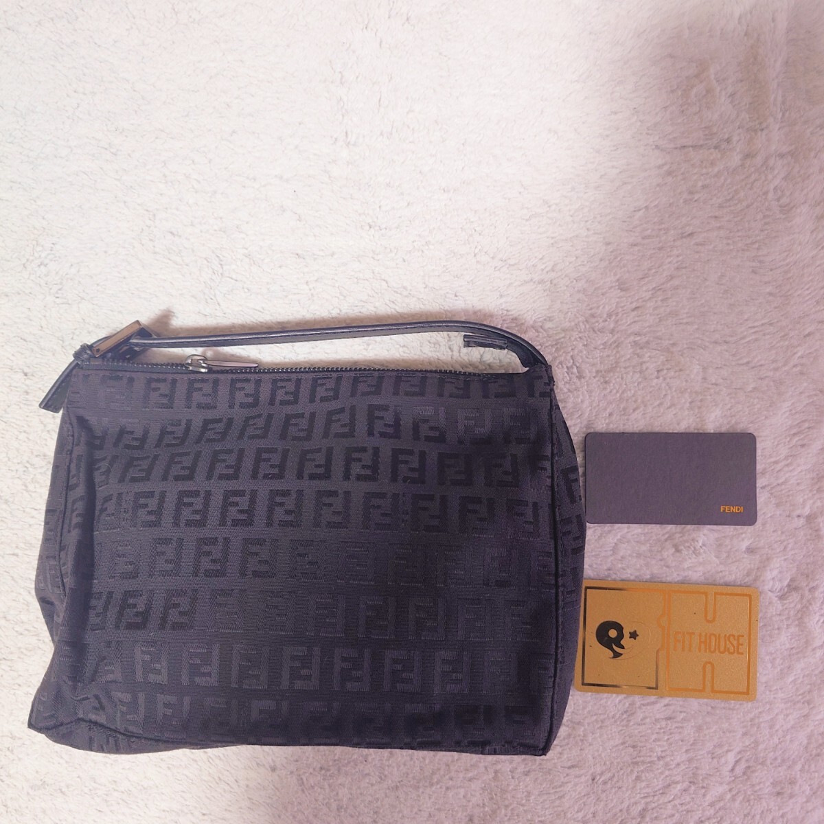 1円〜 FENDI フェンディ ズッキーノ柄 総柄 ワンショルダーバッグ 