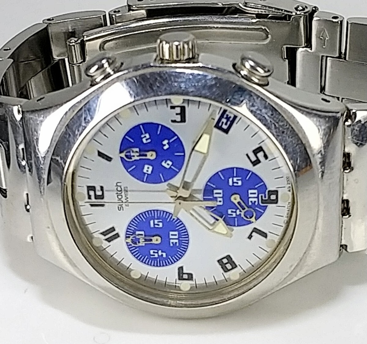 品質保証，お得 腕時計 SWATCH SWISSmade STAINLESS IRONY AG2000 