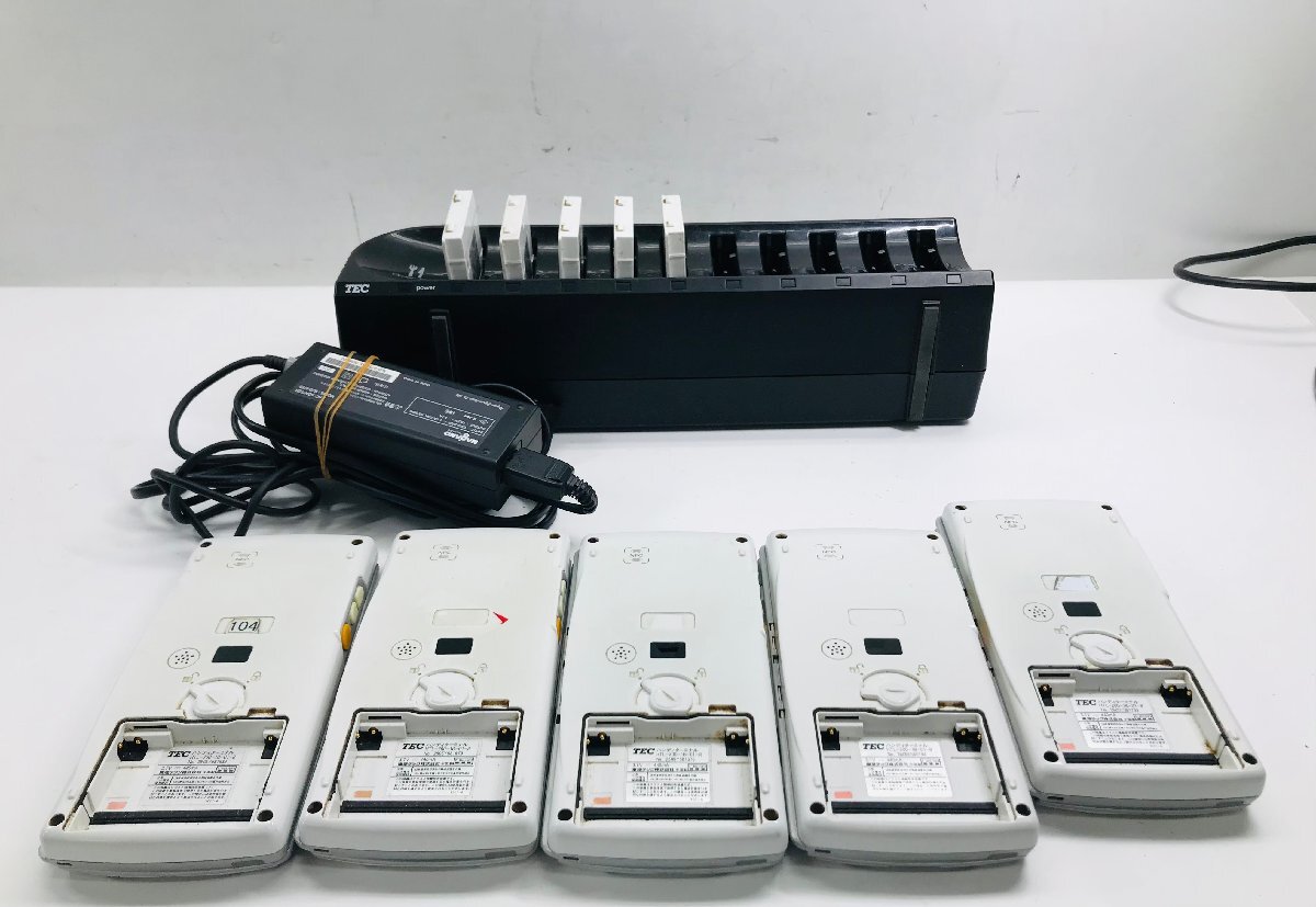 TEC 東芝テック ハンディターミナルHTL-200-1B-01-R 5台/バッテリー