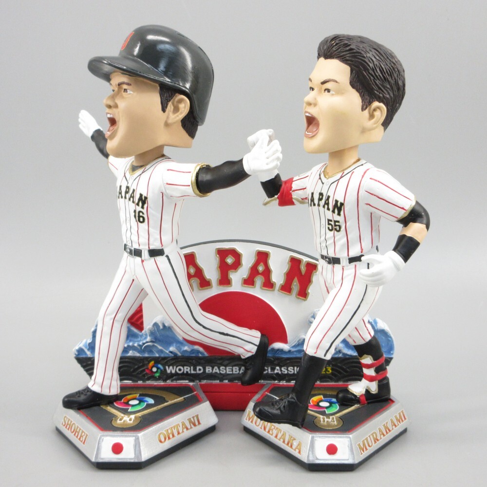 1円〜 大谷翔平 村上宗隆 ボブルヘッド 144個限定 WBC 準決勝逆転