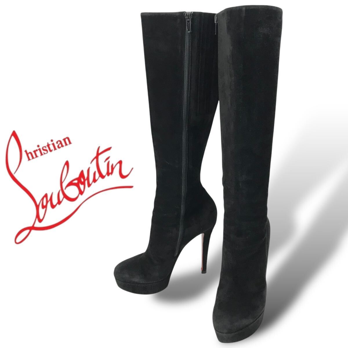 t59 良品 Christian Louboutin クリスチャン ルブタン スエードレザー