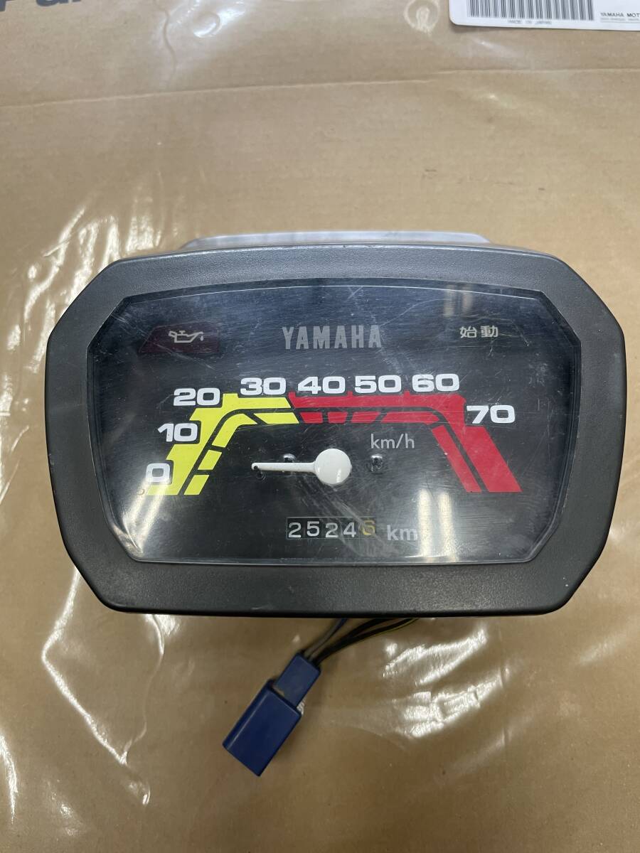 27V JOG ペリカンジョグ】スピードメーター 70km/h 動作確認済 
