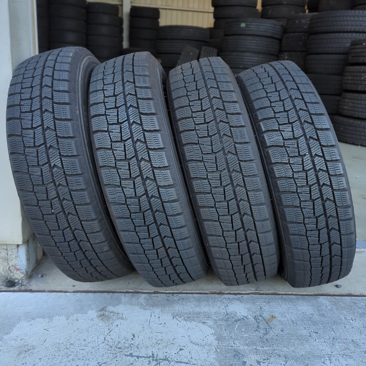 軽用WINTERMAXX 155/65R14 アルミ付8分山程度 4本セット2023年製