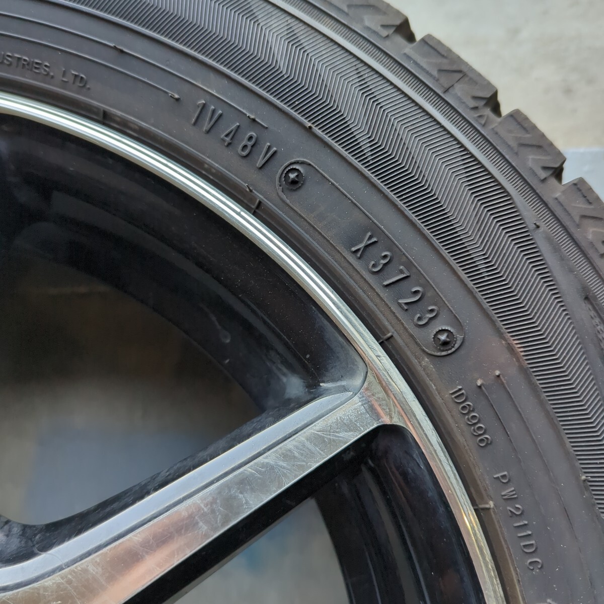軽用WINTERMAXX 155/65R14 アルミ付8分山程度 4本セット2023年製