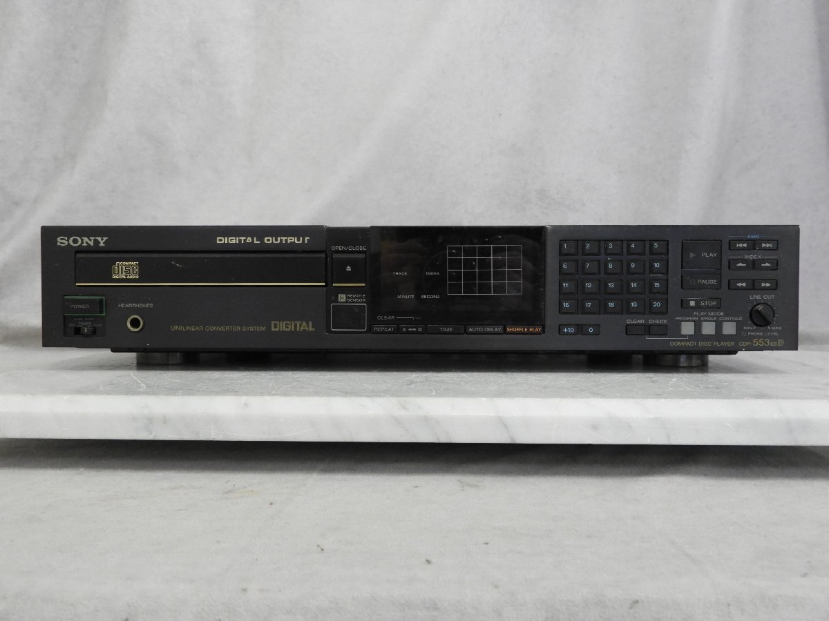 SONY CDP-553ESD CDプレーヤージャンク ☆ SONY ソニー CDP-553ESD CDプレーヤー ☆ジャンク☆ - ソニー CDP