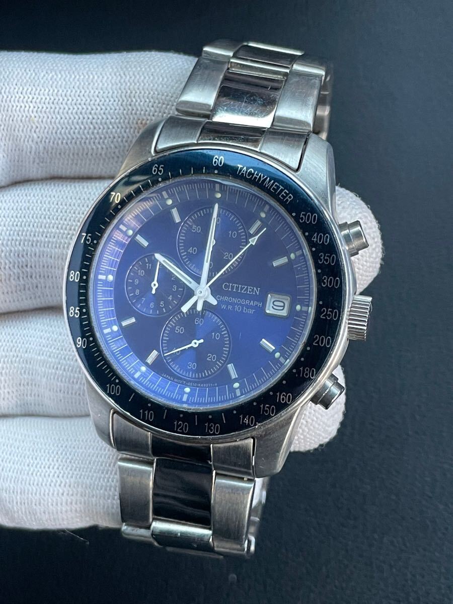 ち*い様 ぽ*お様 希少正常稼働品 美品 CITIZEN シチズン アバロン ス 大野時計店 シチズン アバロン スーパークロノ クォーツ AVALON 6750