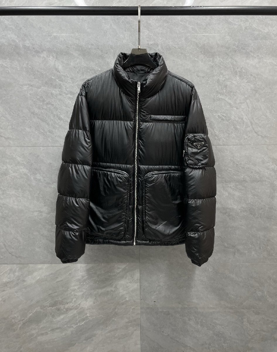 PRADA プラダ ダウンジャケット メンズ 三角ロゴプレート ジャンパー