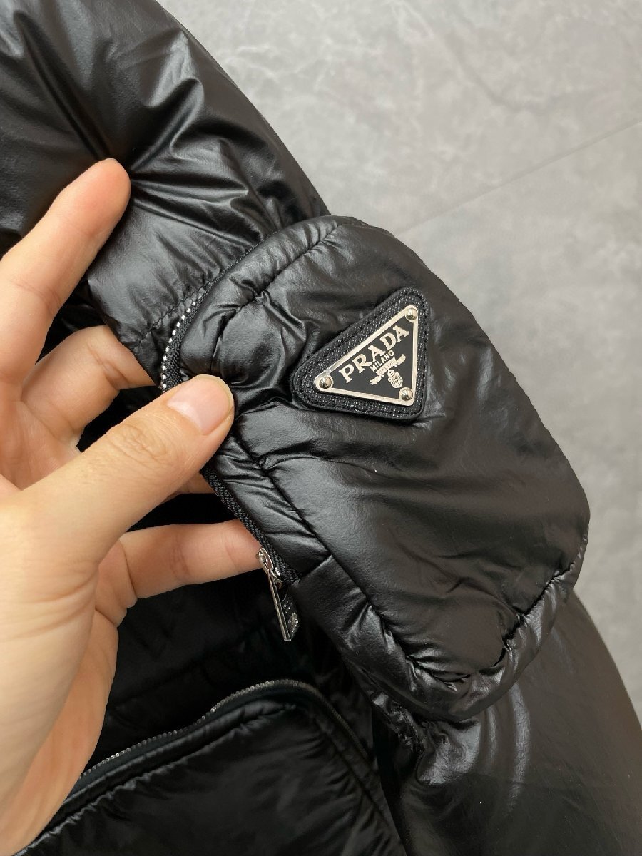 PRADA プラダ ダウンジャケット メンズ 三角ロゴプレート ジャンパー