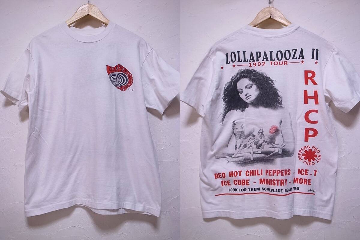 レア柄】90s RCHP レッチリ× ロラパルーザ 92年ツアーTシャツ マザー 