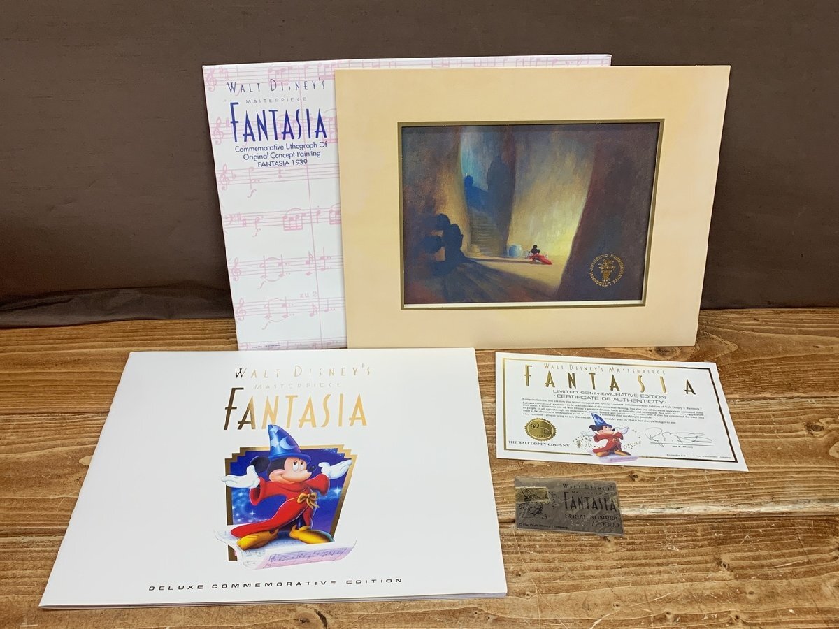 WB-0930】美品 ファンタジア ミッキー リトグラフ 冊子 オリジナル