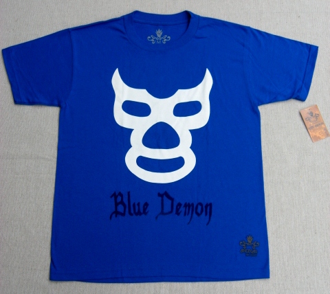メキシコ ルチャリブレ Tシャツ ブルーデーモン プロレス マスク イラスト キャラクター 売買されたオークション情報 Yahooの商品情報をアーカイブ公開 オークファン Aucfan Com