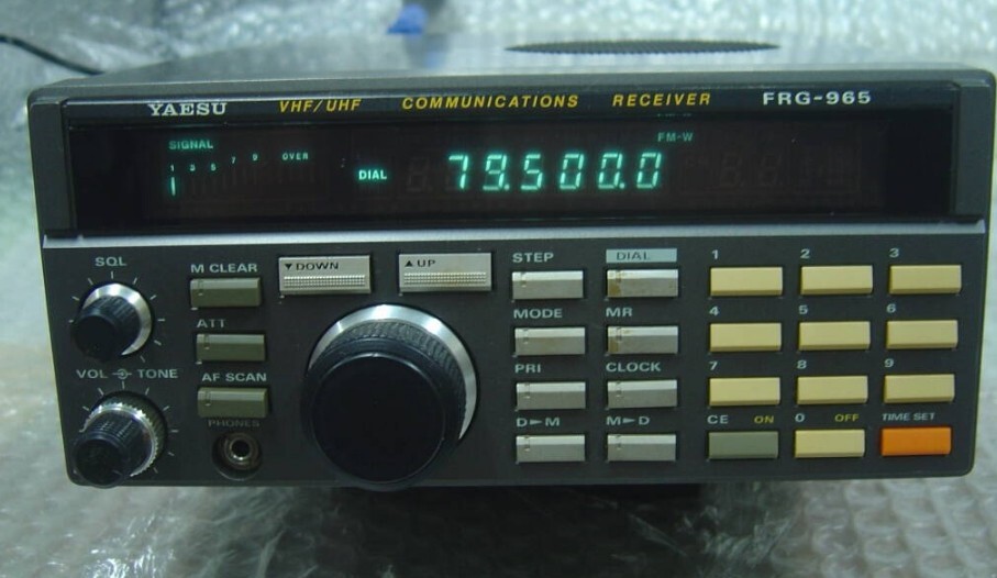 YAESU/八重洲社製 FRG-965 60MHz905MHz SSB AM FM 受信機 動作品 美品