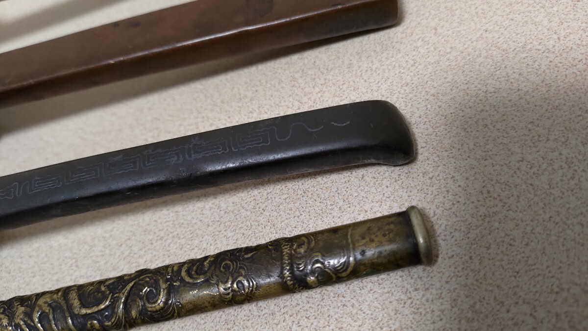 矢立 秀逸 江戸時代 古銅地 透彫 龍紋矢立 本砡玉根付 文化遺産 