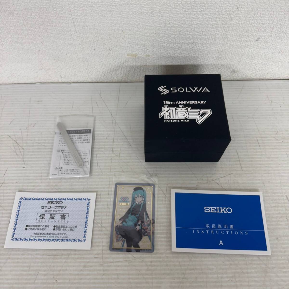 SEIKO 15th Anniversary Hatsune 15thAnniversary SOLWA Watch Miku 