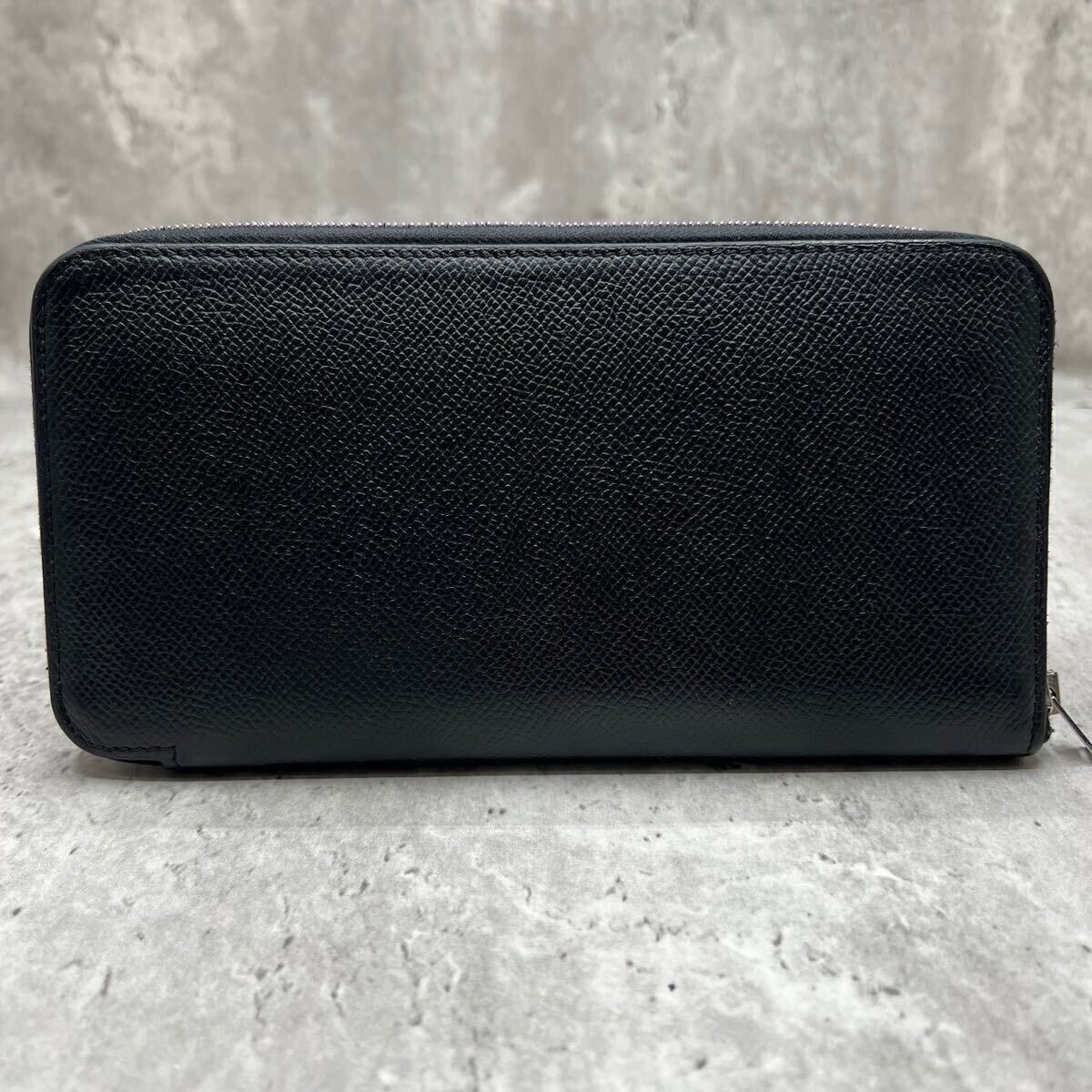極美品 A刻印】エルメス HERMES アザップ シルクイン 長財布 ラウンド 