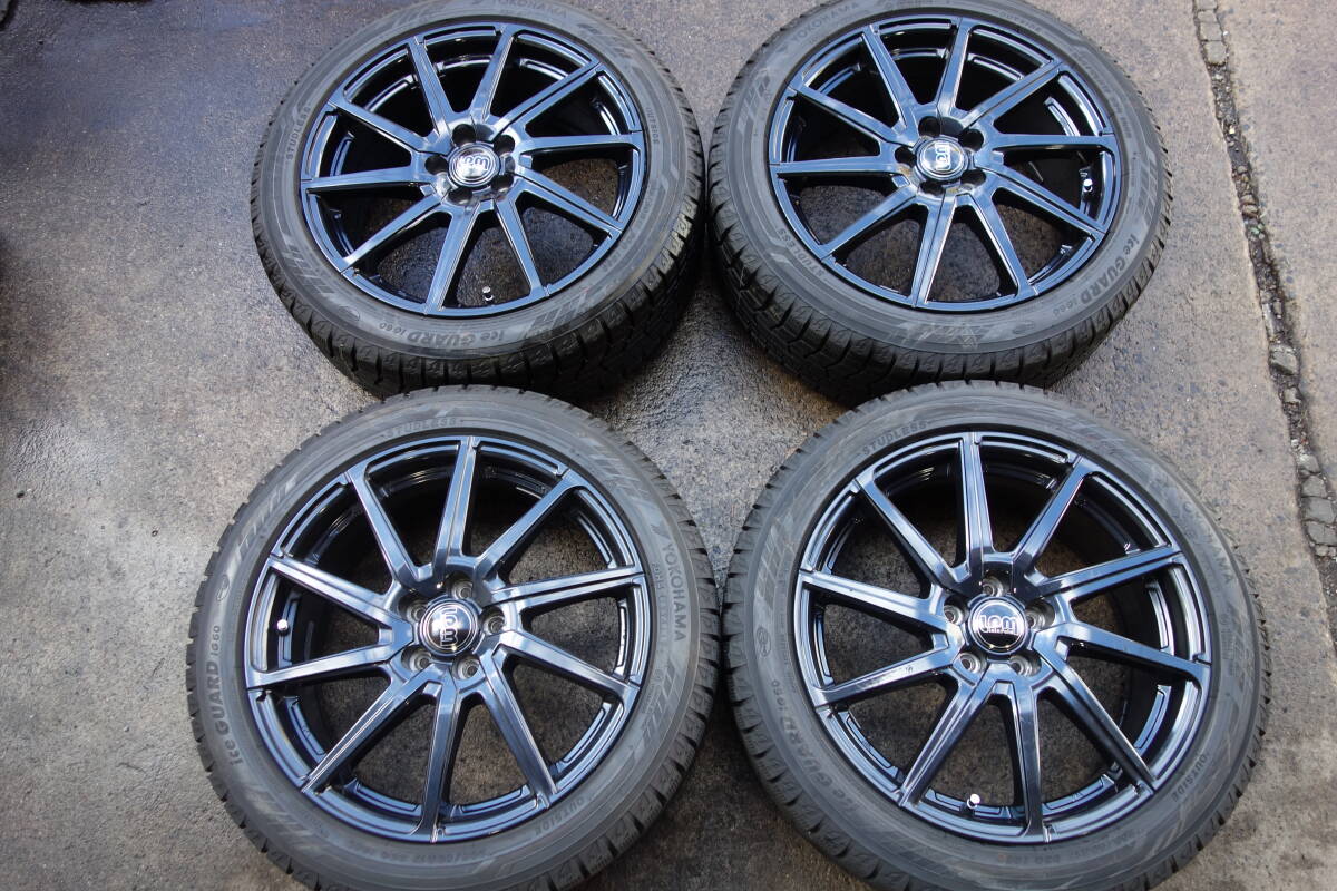 ★バリ溝　２０５/５０Ｒ１７＋LaLaPalm　４本　美品！　ヨコハマＩＧ６０_1
