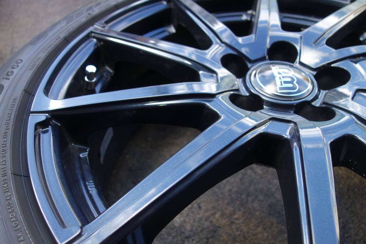 ★バリ溝　２０５/５０Ｒ１７＋LaLaPalm　４本　美品！　ヨコハマＩＧ６０_4