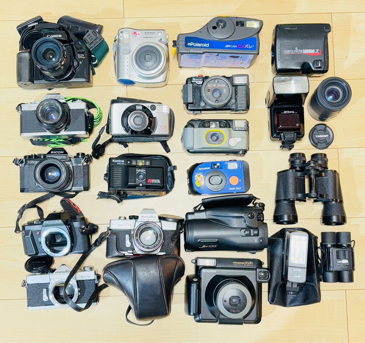 フィルム　カメラ　16体　まとめ売り カメラ 16台 まとめ売り セット ☆フィルムカメラ16台レンズ3本セット