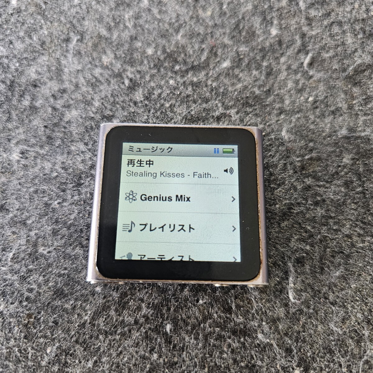 iPod nano 第六世代？ シルバー 動作確認済み_1