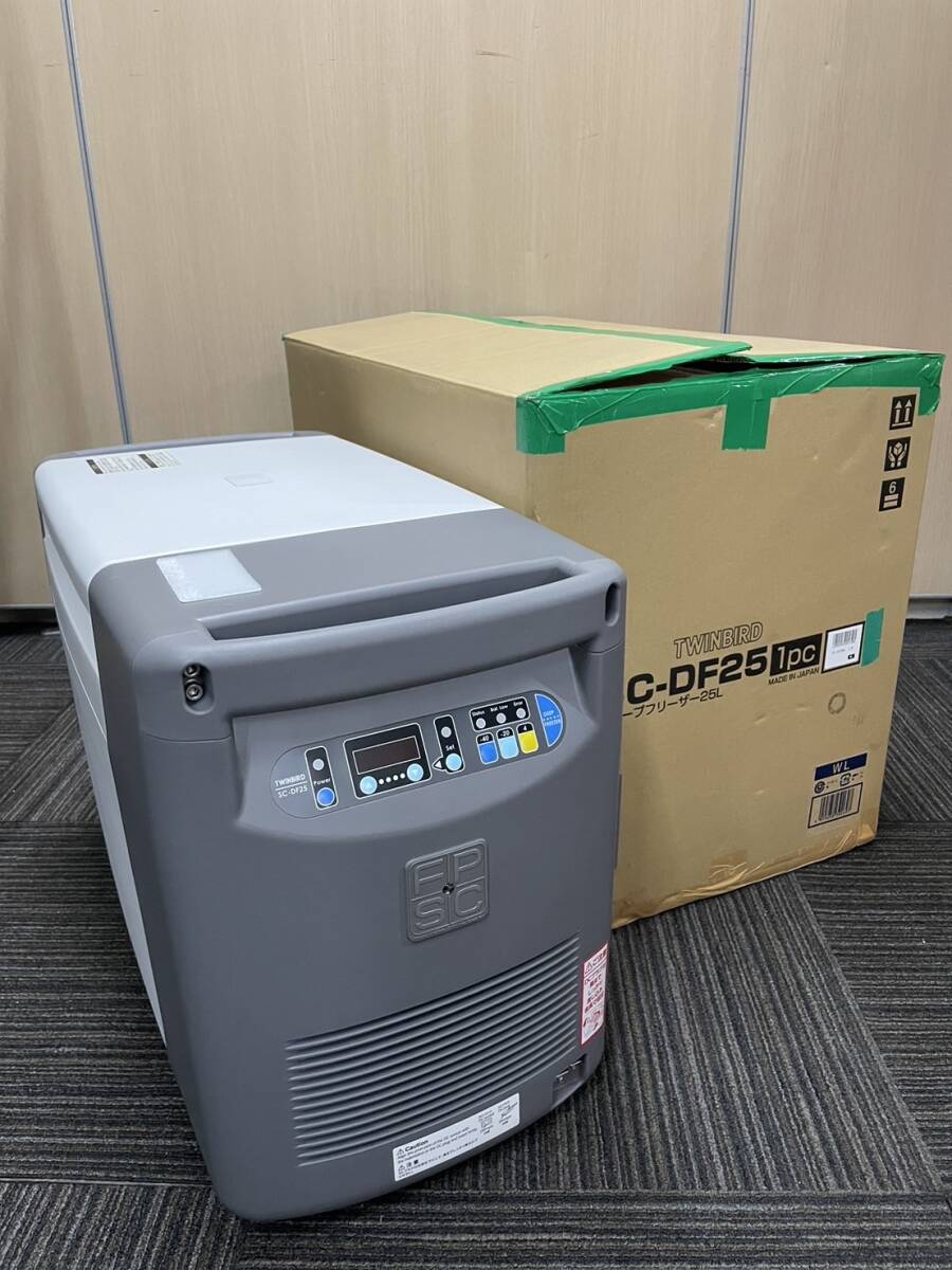1000円スタート！TWINBIRD SC-DF25WL ディープフリーザー 25L 温度