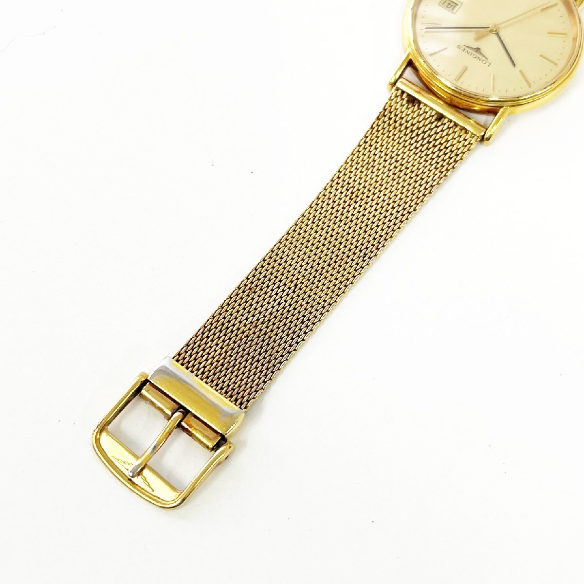 1円スタート LONGINES ロンジン L4.636.2 GP×SS ゴールド文字盤