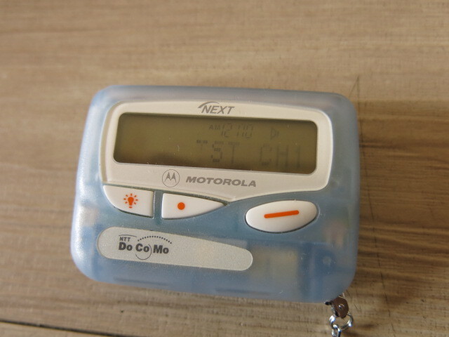 【現状渡し】MOTOROLA・モトローラ＊NEXT「FCTA-X70-495-827」ポケットベル・ポケベル＊NTT Docomo 希少 レトロ_1
