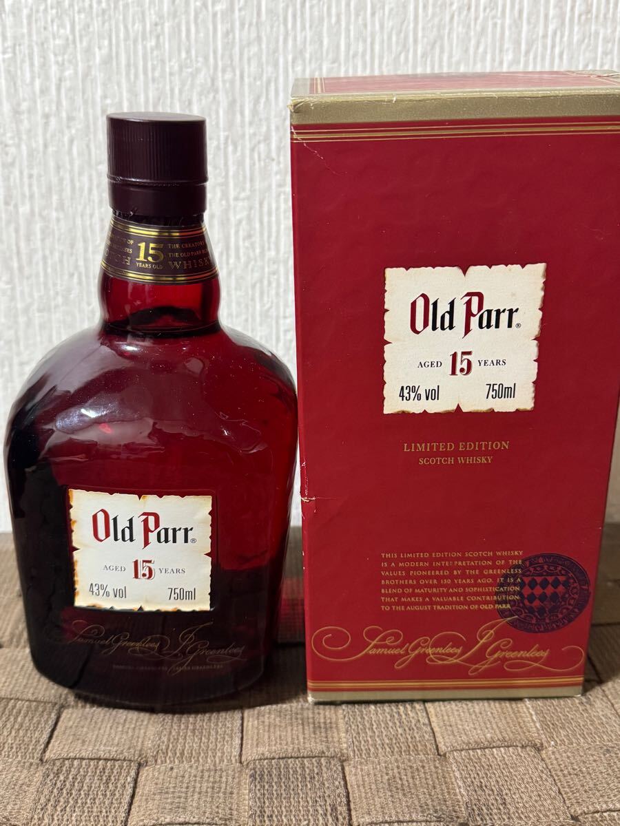 オールドパー15年 希少品 直輸入 箱付き ウイスキー スコッチ