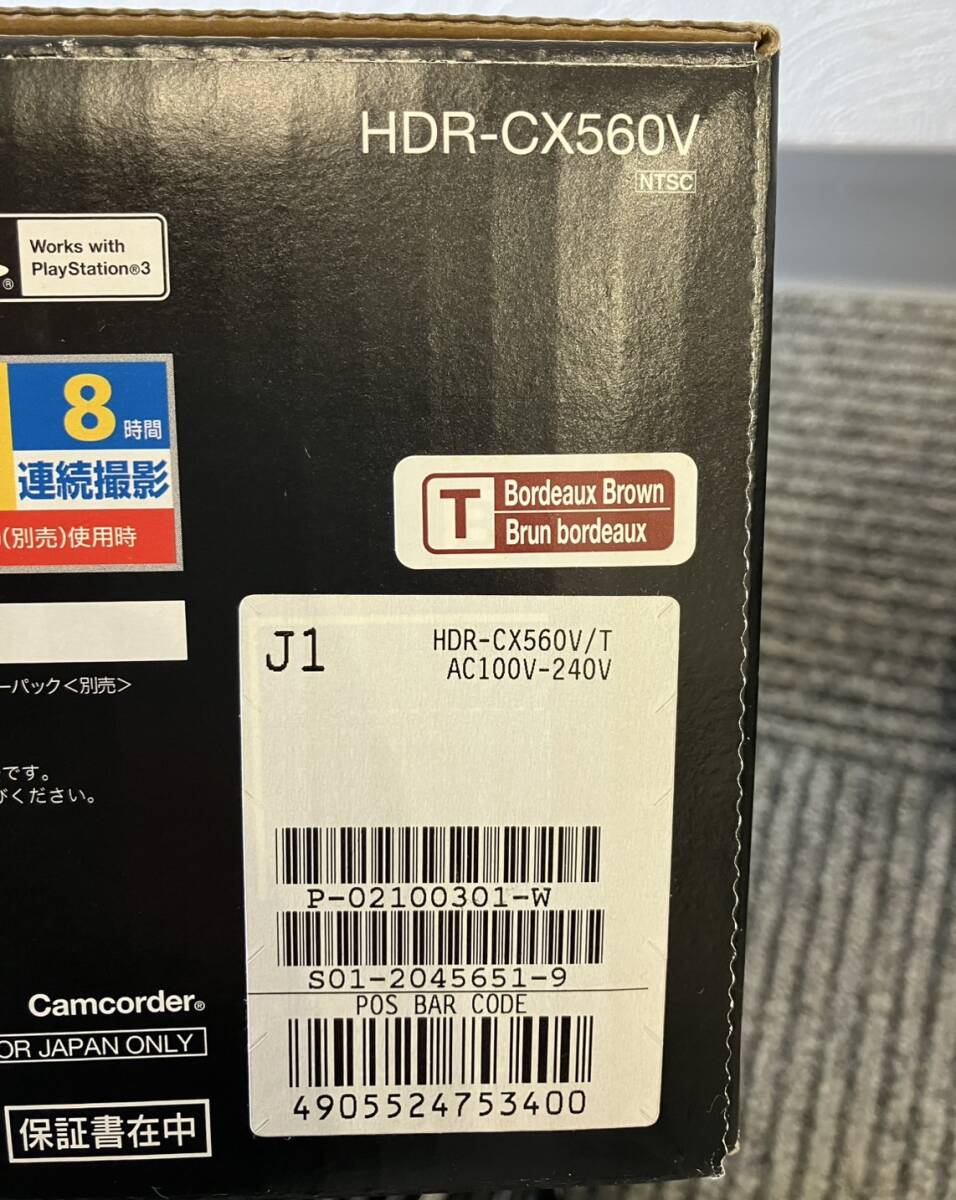 1111 動作品 ソニー SONY HANDYCAM HDR-CX560V ハンディカム 茶