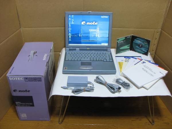 SOTEC e-note 645T Windows 98 SE リカバリーディスク付き(13インチ 