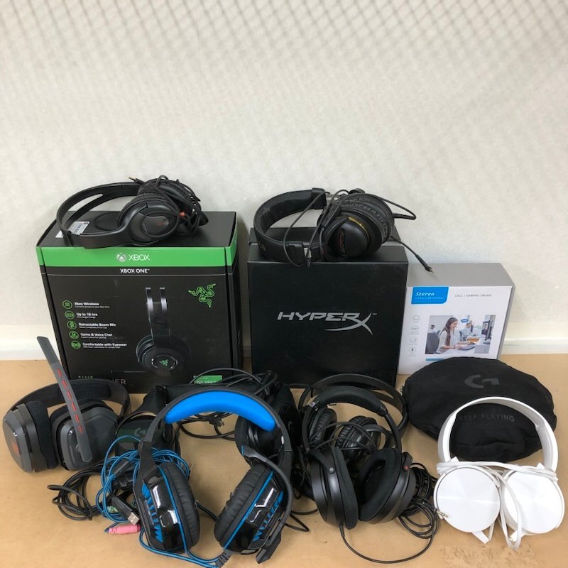 イヤホン ヘッドホン まとめ売り ジャンク】 イヤホン ヘッドホン ヘッドセット まとめ売り RAZER XBOX