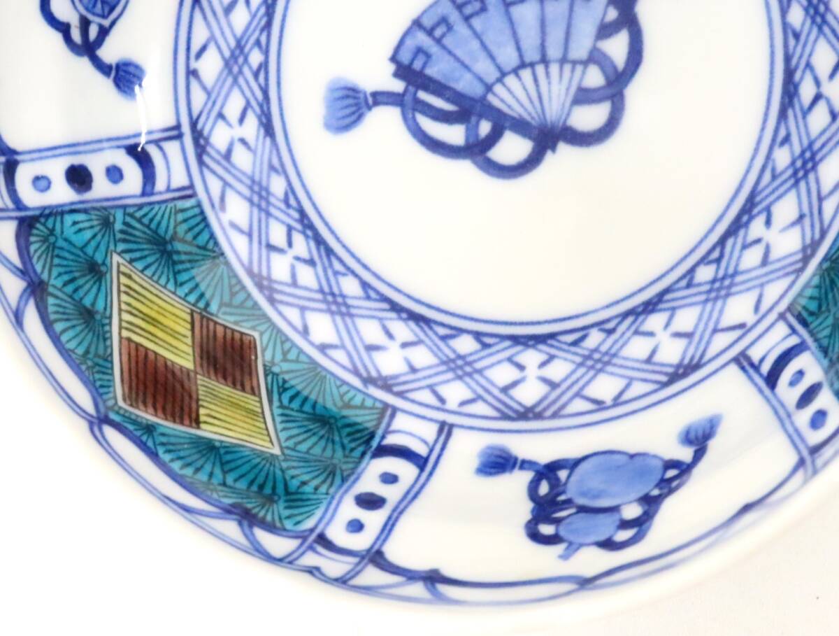 ZR191 美品 九谷焼 九谷香祥窯 小鉢 5点 セット 染付 色絵 ひょうたん