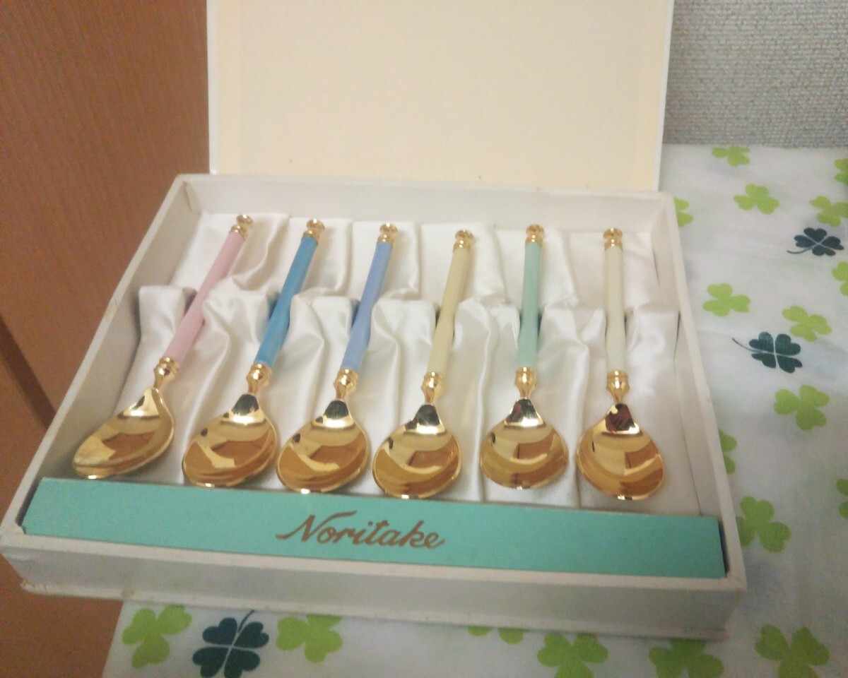 ノリタケ Noritake アルミナ スプーン カラー アソート カトラリー 6本セット ウェッジウッド ナルミ ロイヤルアルバート ノリタケ Noritake アルミナ磁器ハンドル 茶色 アルミナ磁器ハンド ティースプーン(ピンク