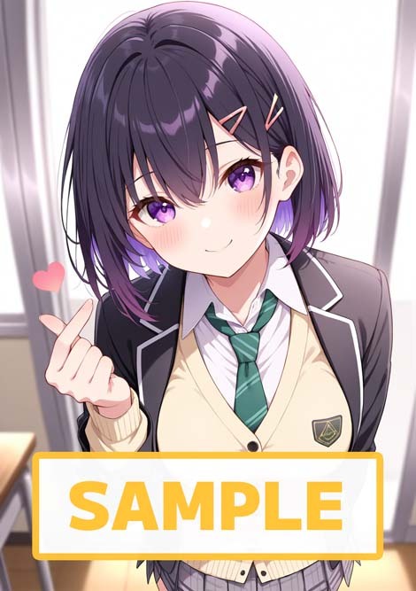 【10枚セット】 花奏すず あやかしトライアングル A アニメ 同人 イラスト ブロマイド ポスター 抱き枕 フィギュア L判_6
