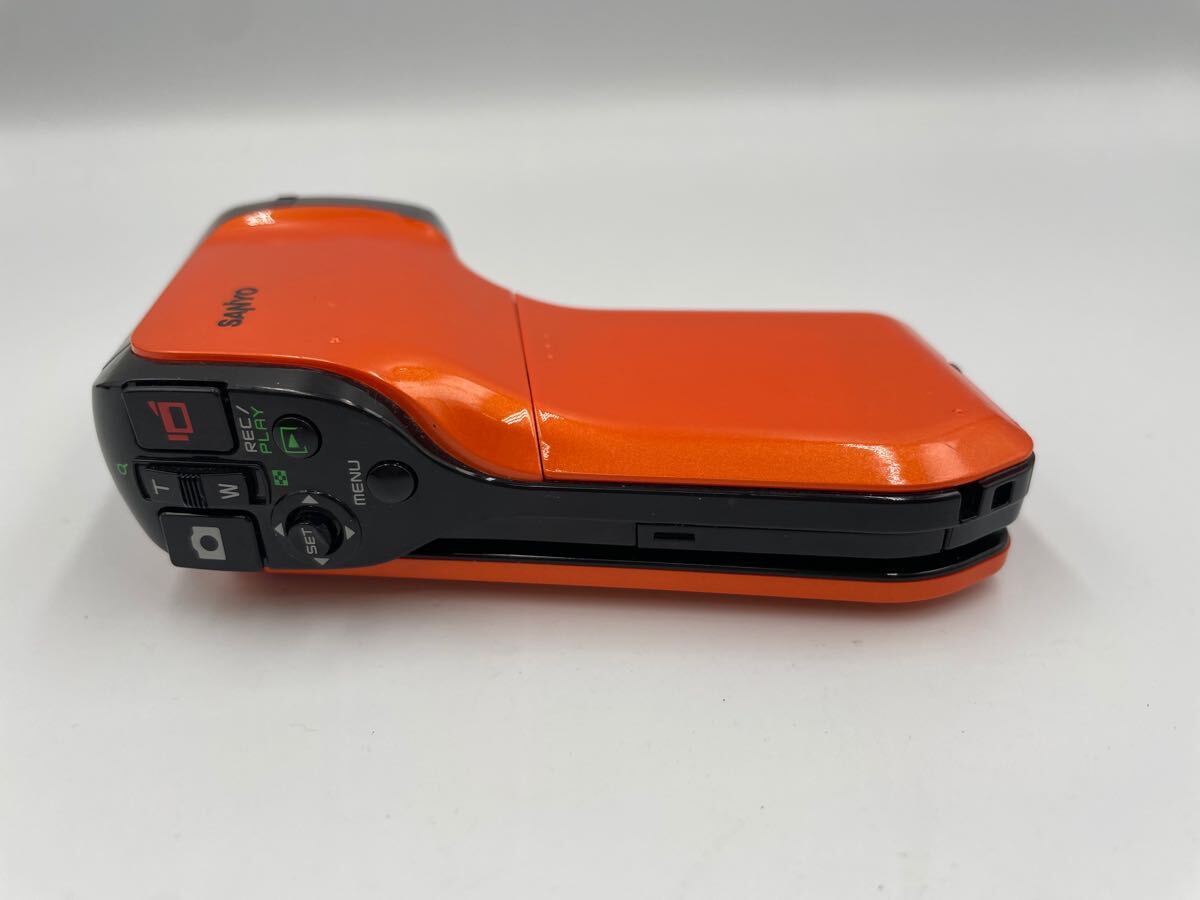 SANYO Xacti DMX-CG11 オレンジ デジタルビデオカメラ バッテリー1個