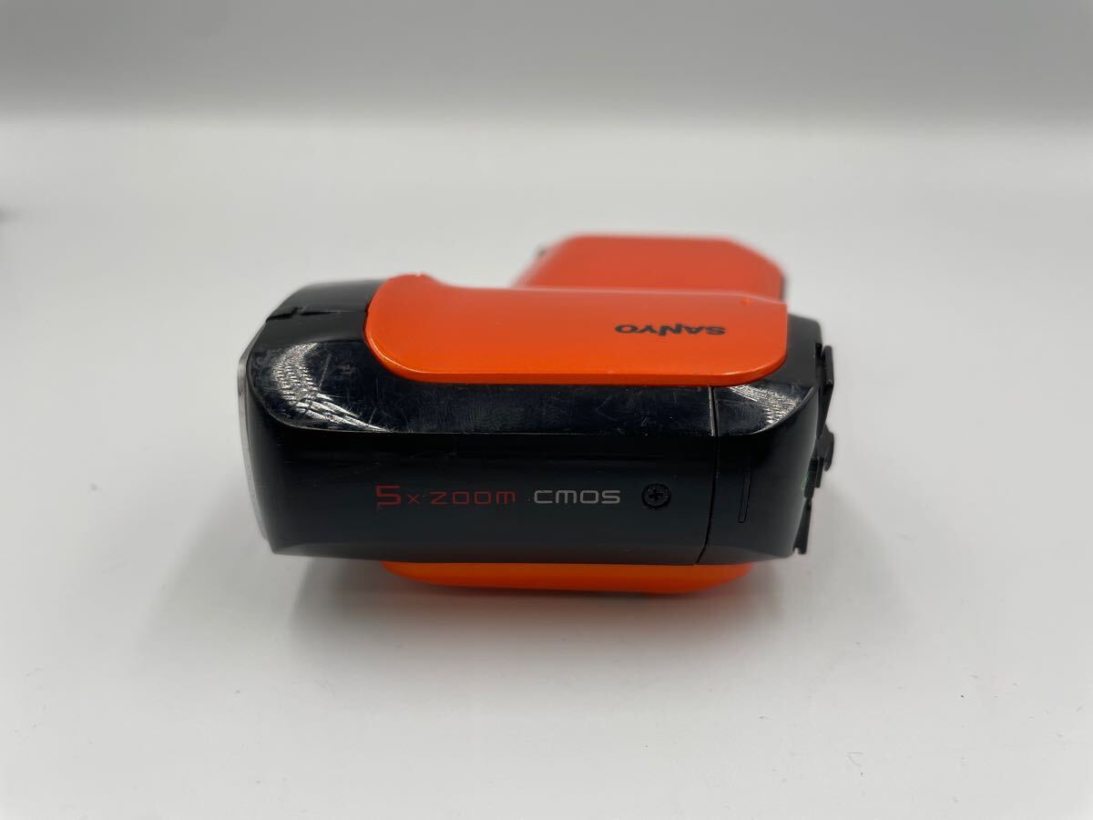 SANYO Xacti DMX-CG11 オレンジ デジタルビデオカメラ バッテリー1個