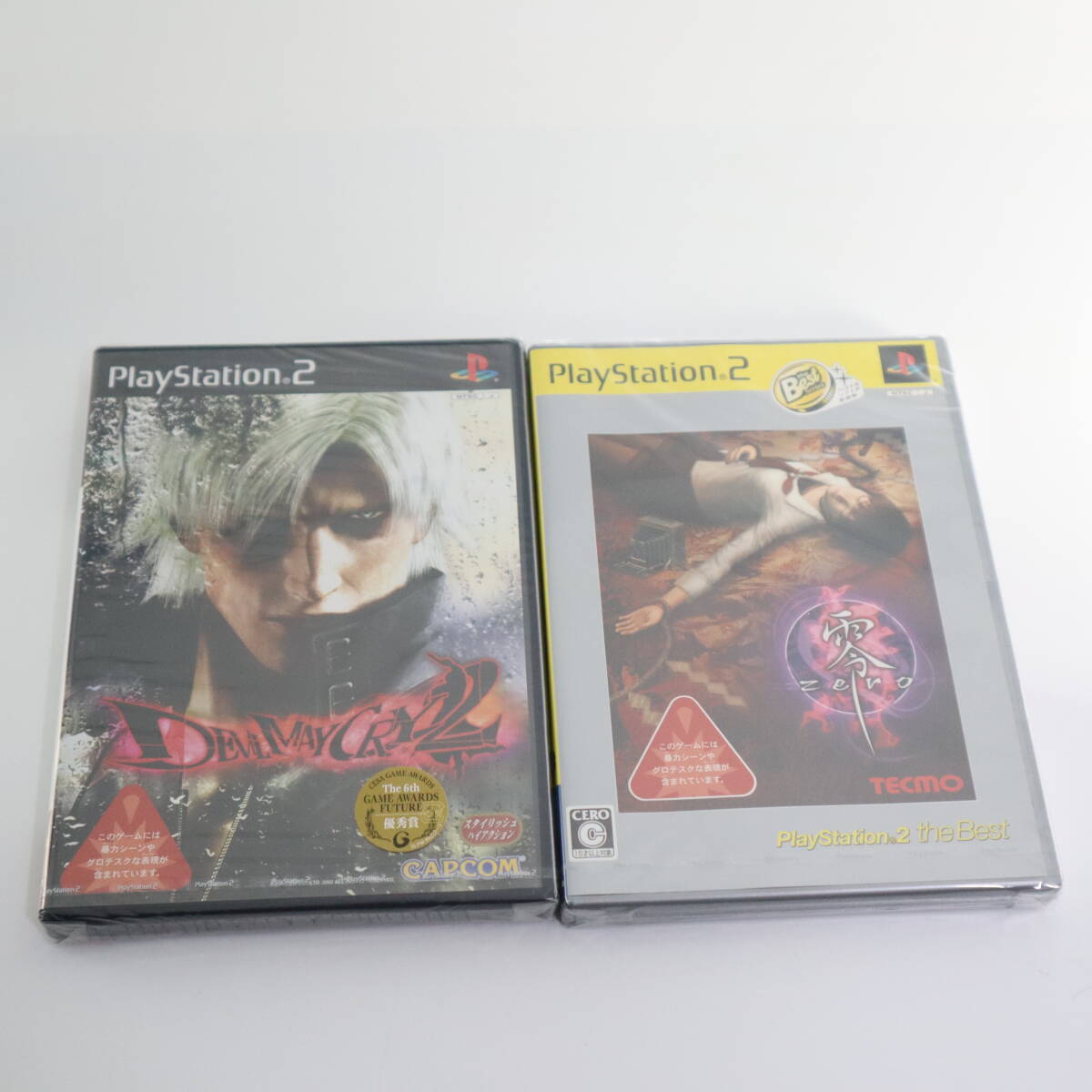 未開封 PS2 ゲーム 2枚セット デビル メイ クライ 2 SLPM 65232~3