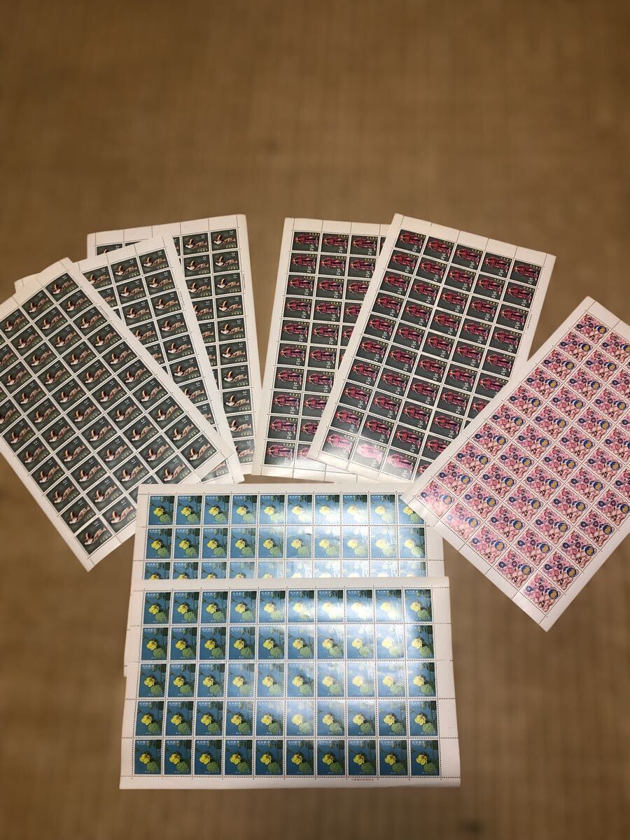 匿名配送！未使用品＊琉球切手 シート 4種8枚まとめて/琉球郵便 沖縄 郵趣 民族舞踊 ゆうな 年賀切手 _1