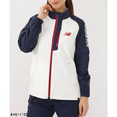 レディース ニューバランス ゴルフ セットアップ レインウェア 012-3988501 ネイビー（120）サイズ 0（S相当)