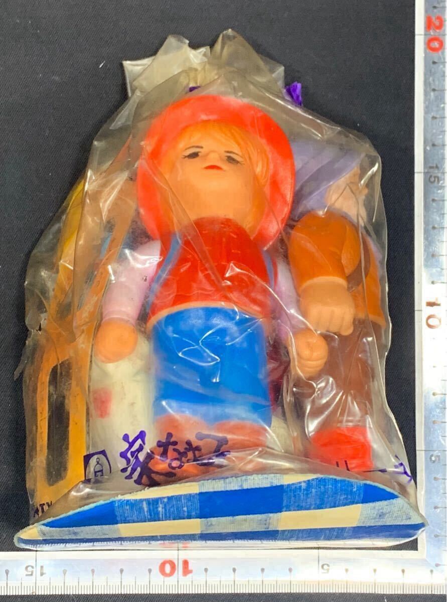 新品 袋入 希少 5体セット 家なき子 当時物 ツクダ ソフビ なかよし