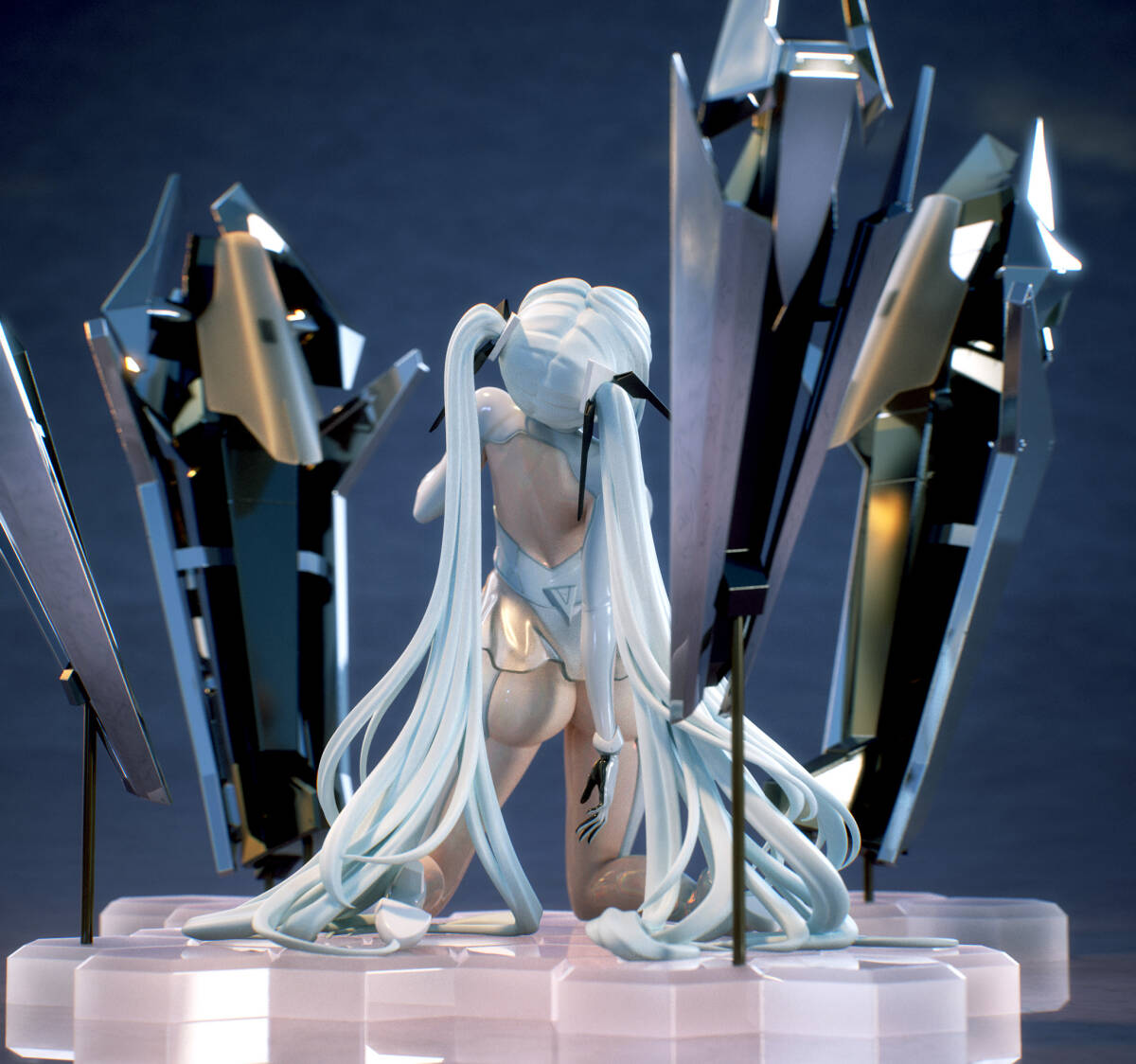 ガレージキット 勝利の女神：NIKKE シンデレラ 1/7 / ガレキ