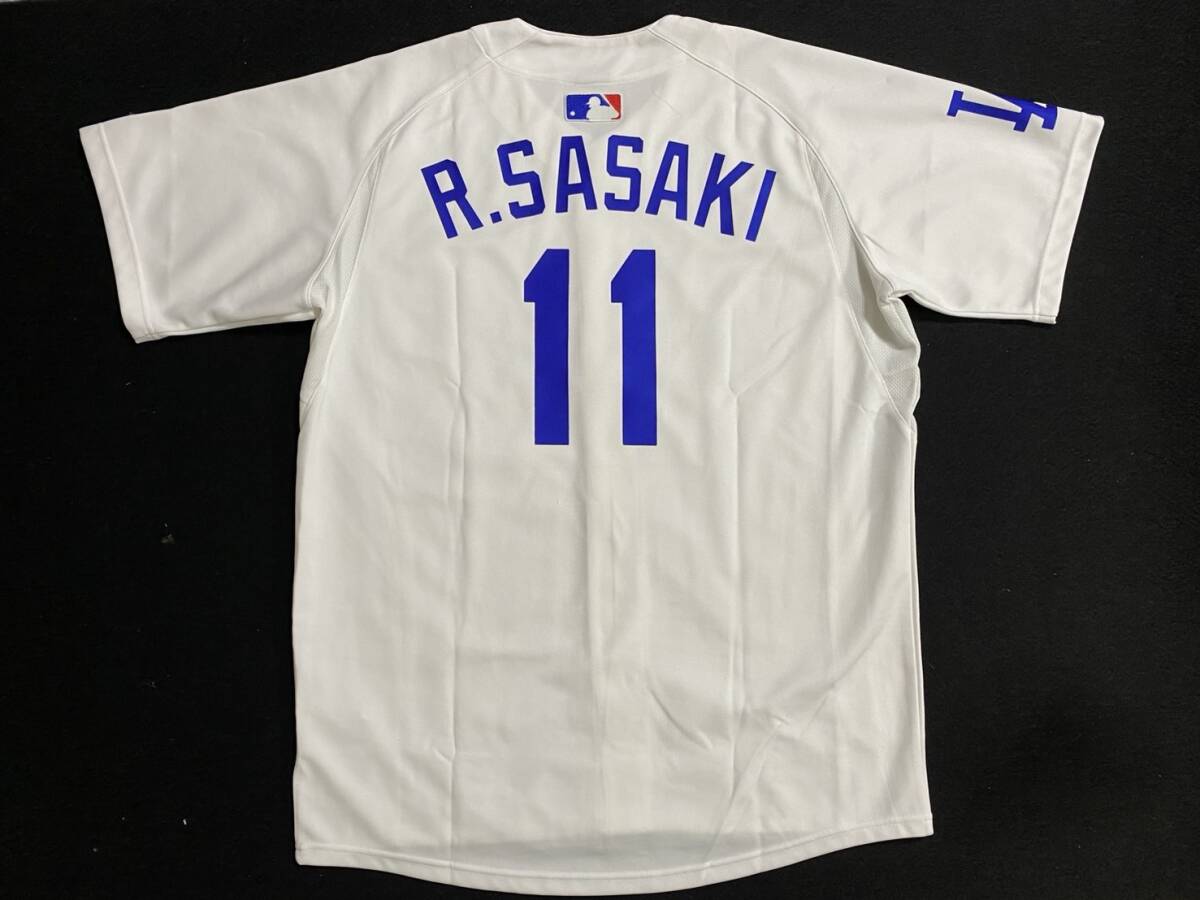 佐々木 朗希 2XL ドジャース ユニフォーム ロサンジェルス LA 11 千葉