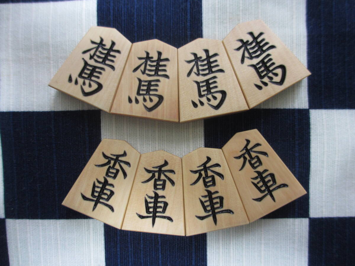 ▲　仙佳作　天童楷書　本黄楊　彫将棋駒　中古品　三玉　桐製平箱付き　▲　　_6