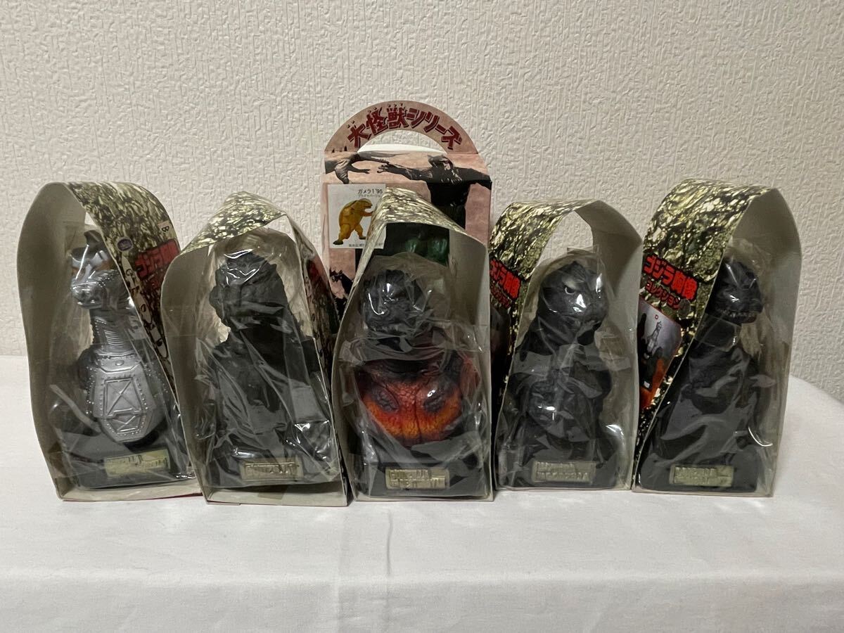 プライズ品 ゴジラ胸像コレクション 5体 初ゴジ モスゴジ メカゴジラ 