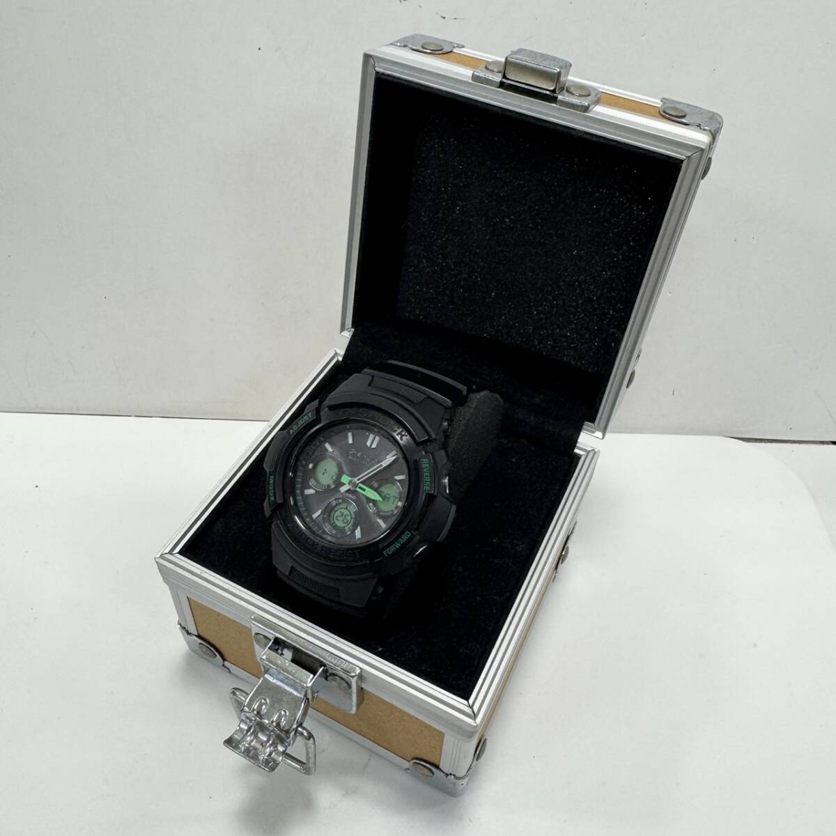 稼働品 CASIO カシオ G-SHOCK Gショック AWG-M100F-1CJR ファイアー 