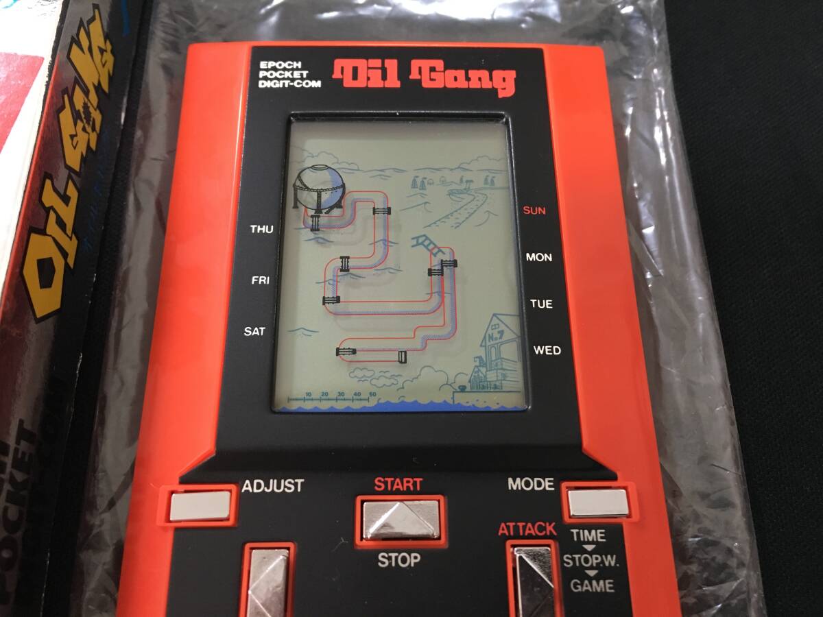 デッドストック エポック社 ポケットデジコム オイルギャング LCD LSI