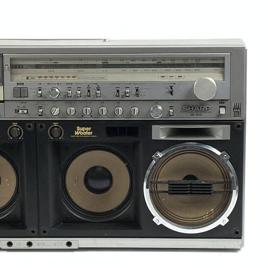 GF-909 SHARP シャープ SEARCHER-W ラジカセ THE 動作品 ダブル