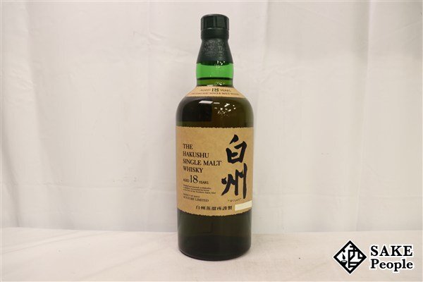 サントリー シングルモルト 18年 白州18年 白州 700ml | 箱付 SUNTORY 